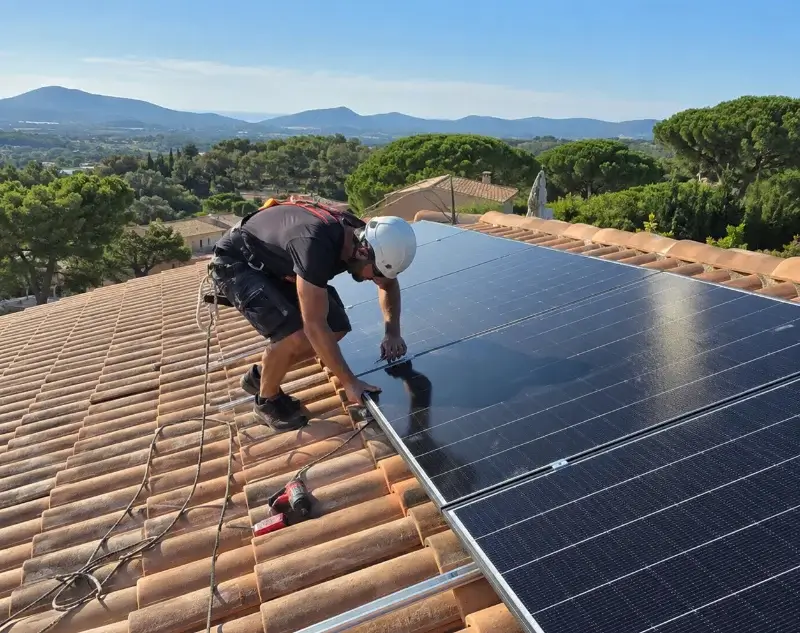 Installateur panneaux solaires Le Breuil — pose photovoltaïque sur toiture